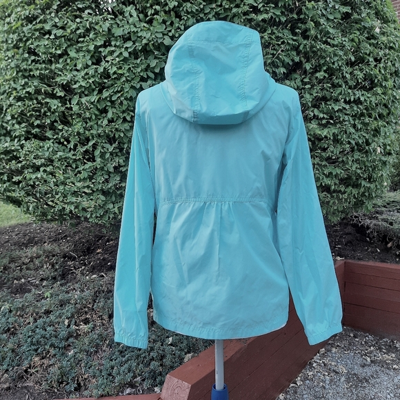 Columbia Girl's Nylon Windbreaker Rain Jacket Full Zip Lightweight Travel - Picture 7 of 14